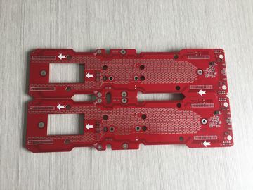 Goede prijs. De rode Assemblage van PCB van Soldermask HASL UL 94V0 FR4 online