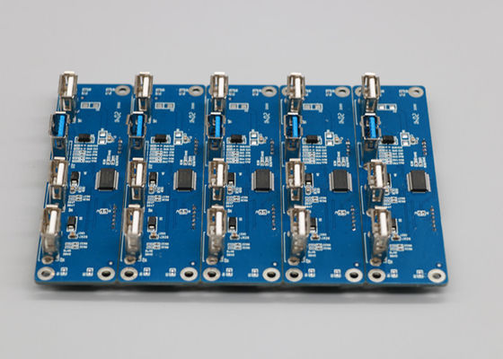 Goede prijs. FR4 6 Laag 1.6mm Assemblage van de de Kringsraad van 1OZ de Blauwe Soldermask Gedrukte online
